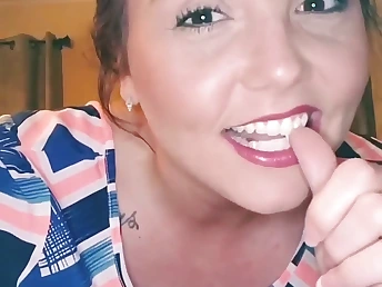 Watch this cheating wifey beg for a deep drilling on the job while her husband watches and cums hard