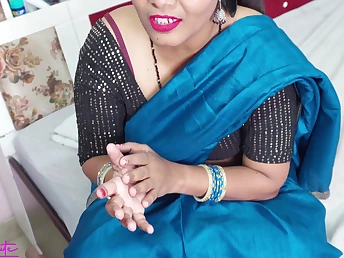 Desi Aunty gets her taut cooter boned by her devar's stiff dick