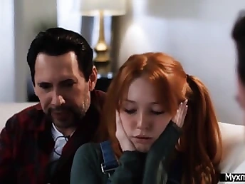 Madi Collins cheats on her spouse with a mate & gets a facial jizz shot