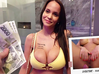 Di Devi: The big-titted mega-bitch who enjoys to ravage and gargle in molten Czech streets