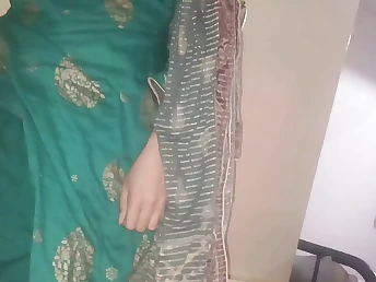 Indian Bhabhi squeals in delight as she gets her taut twat torn up in various positions