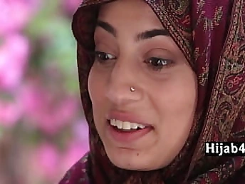 Witness Jovan Jordan & Nadia Ali's red-hot Muslim Neighbor encounter in hijab - fat dark-hued schlongs in Pov