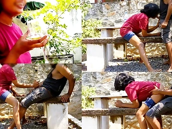 Kandy wifey's romantic outdoor fuckfest concludes with a sizzling inward cumshot