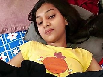 See Indian teenage's gash get too much for him in doggie-style & gulp his stream