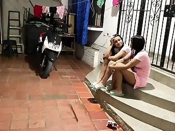 Desi aunty gets her coochie slurped & boned rock hard by her nasty step-sista in a red-hot homemade movie