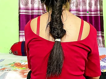 Desi Aunty gets say no to yummy in serious trouble gobbled and crammed with jism