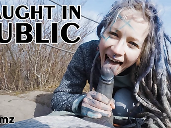 Anuskatzz caught while having kinky public sex