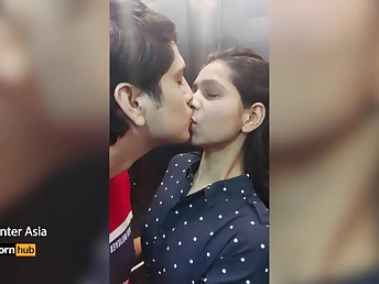 Hunter Asia and her Indian paramour reverse cowgirl in hotel - scorching smooching, jizz on caboose & scorching popshot