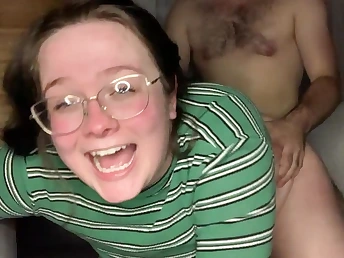 SlootyGremlin's first-ever time on camera: Climaxing on camera for the first-ever time and getting a unloading ejaculation
