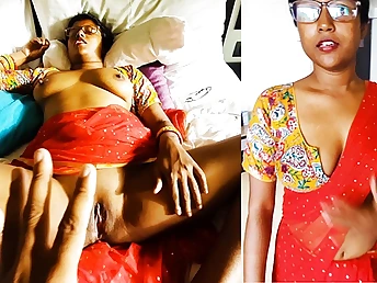 Girlnexthot1 joins Indian Bahu Sasur Secret Hook-up Flick for a super-naughty labia eating soiree