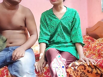 Desi Aunty & Desi get cock-squeezing gash romped in rear end-fashion apart from steamy Indian dude