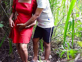 RobinHoodSex & Gf Outdoor Drill Rock Rock hard: Desi Indian Teenage and Her Giant Bra-stuffers Get Crazy