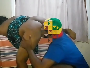 Watch this busty indian honey Dilmixx get her pussy licked and romped hard in hot standing hookup action!