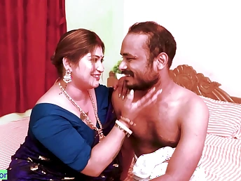 Observe how this buxom Indian nymph gets boinked rock hard by her poor paramour!