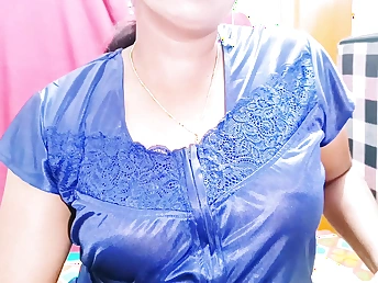 Witness this Indian housewife's cock-squeezing cunt and messy talk with her spouse's dad in Telugu