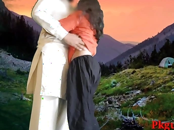 Pkgulnaz's very first time outdoor rip up-out in Hindi audio: Indian school woman gets her cock-squeezing booty pummeled rock stiff