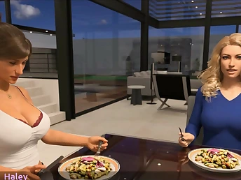 MissKitty2K and Nikki's moisture threesome - The Visit - Ep. 36