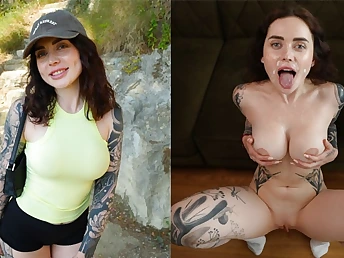 Nikky Dandeli's stellar assets dribbles helter-skelter jism on my face after she gets torn up non-native behind