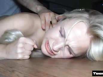 Teenage Meat gets savagely cracked up raunchy doggy style compilation