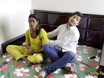 Step sister seduces Indian fixture & fucks hard anent homemade video