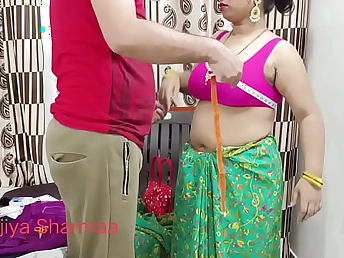 Homemade Hindi Audio with dirty talk to & doggystyle action be proper of Indian Bhabhi's Alter