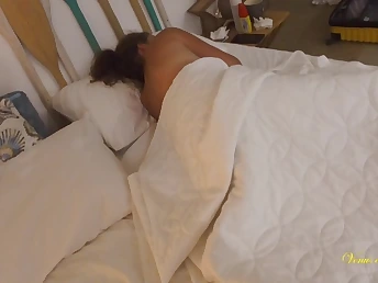 Stepmom Venus & Vulcanus wake up stepson with rock-hard chisel & jizm in HD!