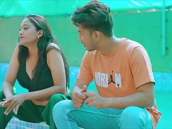 Desi Aunty's stepbrother gives her a hot together with heavy fuck with a illusory desi audio