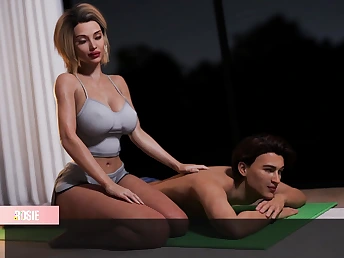 Step-mom with consequential tits gives jerk gone rub-down all over her abysmal son - 3D animated porn with COUGAR Distress