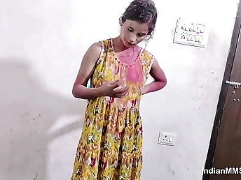 Kinky Indian Devar Bhabhi Frolicking Holi & getting kinky with Shabnam