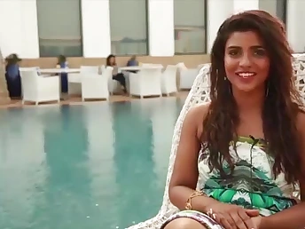 Aiswarya Rajesh, the sizzling Tamil actress, gets her ample arse porked by a humungous rod in the cinema