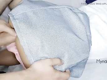 Naughty Japanese student nails horny student after mother's absence