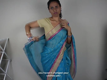 Nasty Lily's Fat Nautical galley & Desi Bhabhi Dissimulation in Tamil Porn
