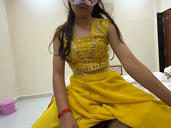 Indian step-sister-in-law gets her throat crammed with step-step-brother's bbc in the long run b for a long time he films her