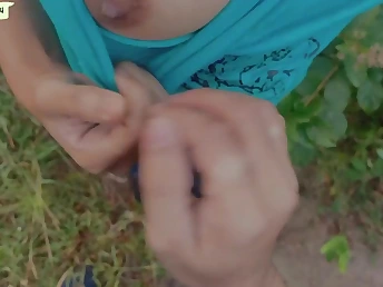Anushka & Rahul Kazi in abounding denim win horny here coochie & laical cumshot in open-air college sextape