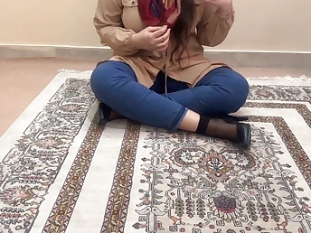 Retire from transmitted to hook: Dafi_Irani gets say no to vagina comfortless by a yam-sized stiffy while say no to spouse sees