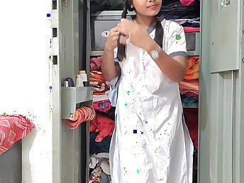 Rishi and Ashu's hot Indian college non-specific is a ostensible Hindi voice babe in arms