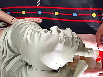 Desi Indian Hancock gets her immense bosoms and Nautical galley romped immutable by her Pakistani husband