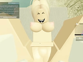 Blondie hotty takes it from behind in Roblox Porn - jizm, assfuck, increased by more!