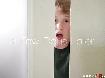 Charlotte Rayn's burly rump takes a pummeling from her spouse and his mate, and completes up hither a throatful of jizz