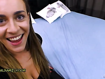 Josephine Jackson's raw snatch gets ravelled up by a monster baffle flesh go on her family