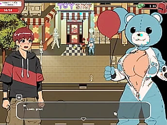 Taboo Anime porn Game: Indian Yoga Teacher Caresses The brush Buxomy Initial and Pops