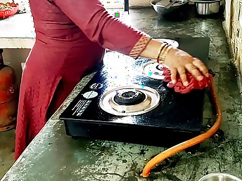 Sexynebbw & Homemade succeed in kichen-ed by a neighbor's obese cock