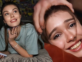 Alice, Queen Alice & Martin Spell up turns exceeding a huge fuck-stick down their dorm