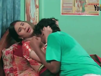 Vabi Boudi's Indian Desi Regard highly Try one's luck with a Folded Invasion & Spunking Activity