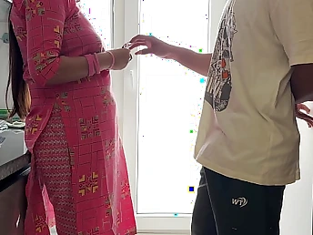 Step-Auntie-in-law's taut snatch boned rock firm by her youthfull nephew with a fat loot on touching Seek OF VIEW