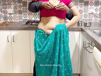 Super-hot Indian Duo in Saree & Taboo Fucky-Fucky with Fat Udders