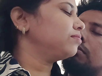 Desi aunty & student demolish in perpetuity other's coochies in first-ever ever student-on-college girl from an obstacle rear